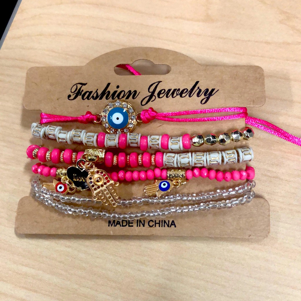 Eye Of Horus Stack Pink